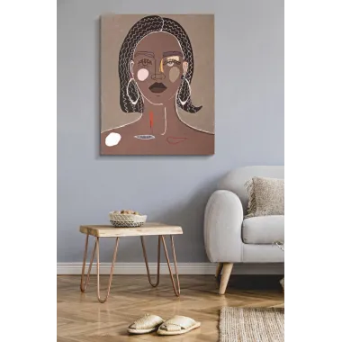 OBRAZ NA PŁÓTNIE TRIBAL -B- 80X2,8X100 cm